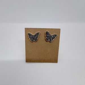 Sparkle Butterfly Earrings